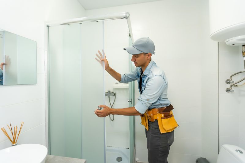 Fall Shower Door Installation